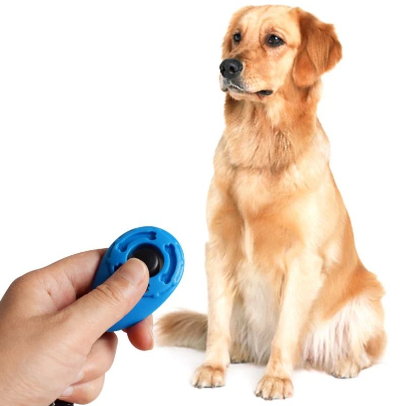 

Dog Clicker Cat Training Trainer with Key Ring And Wrist Strap Treat Bag Feed Pouch Pockets Bag High Quality 4 Colors