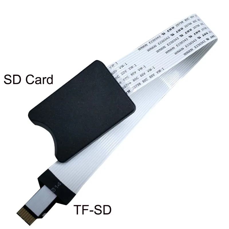 25 см/48 см/60 см TF micro SD карта Женская гибкая Удлинительный кабель удлинитель