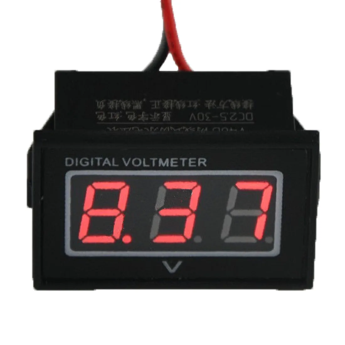 2,5-30 В постоянного тока автоматический Манометр Цифровой вольтметр Горячий красный светодиодный водонепроницаемый монитор 12 вольт измеритель заряда батареи