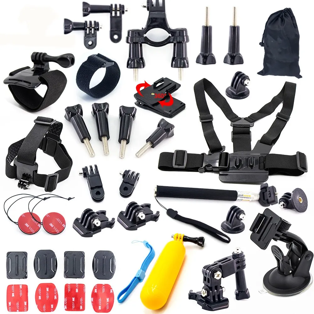 Mount Adapter Tripod for Gopro Hero Xiaomi yi Go Pro 6 5 4 3 Session SJCAM SJ4000 Mijia 4k Action Sport Camera Accessories | Электроника