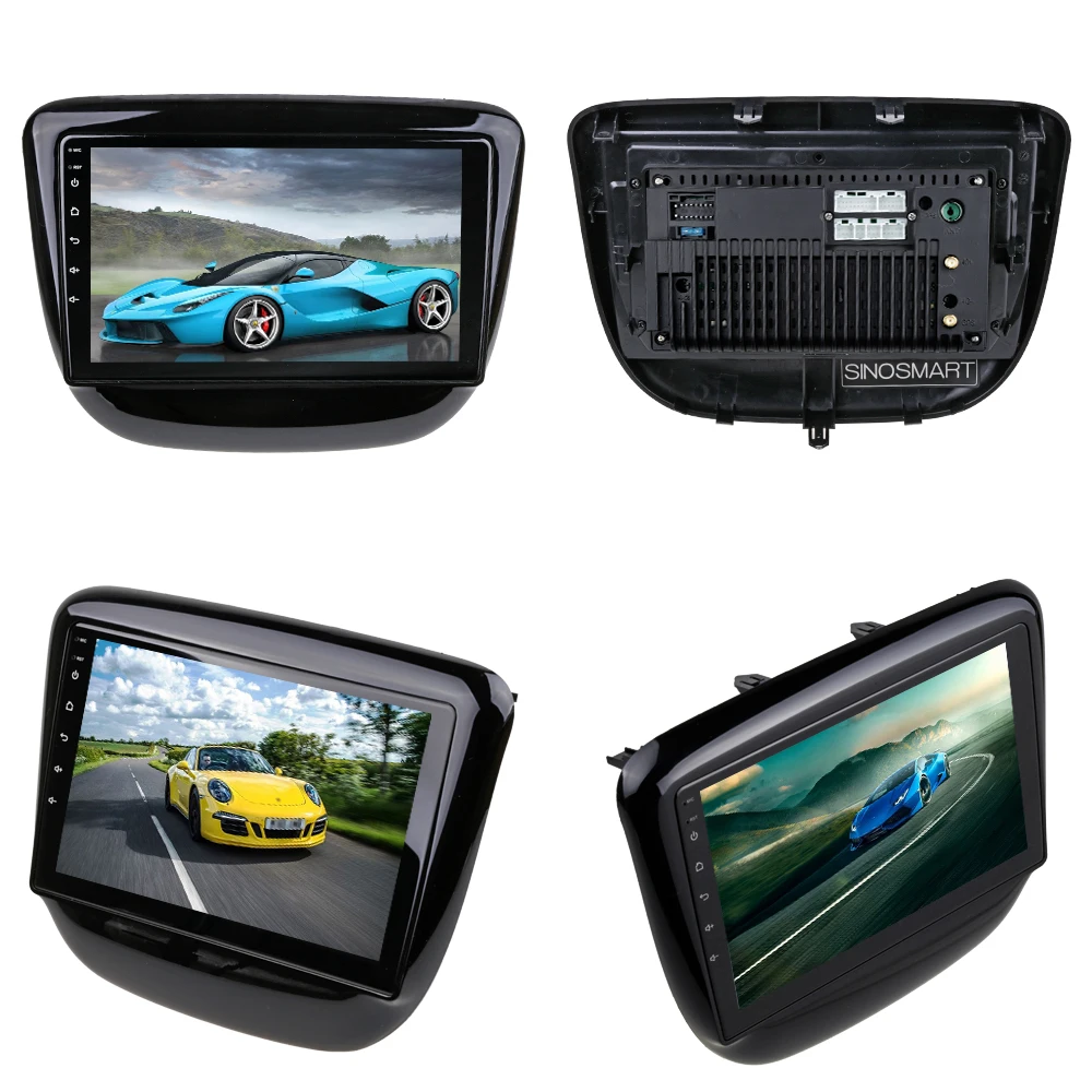 Sinosmart Android 8,1 автомобильный радиоприемник с навигацией GPS для Chevrolet S10 Isuzu D-max кавалер 2014 2din 2.5D ips/QLED экран