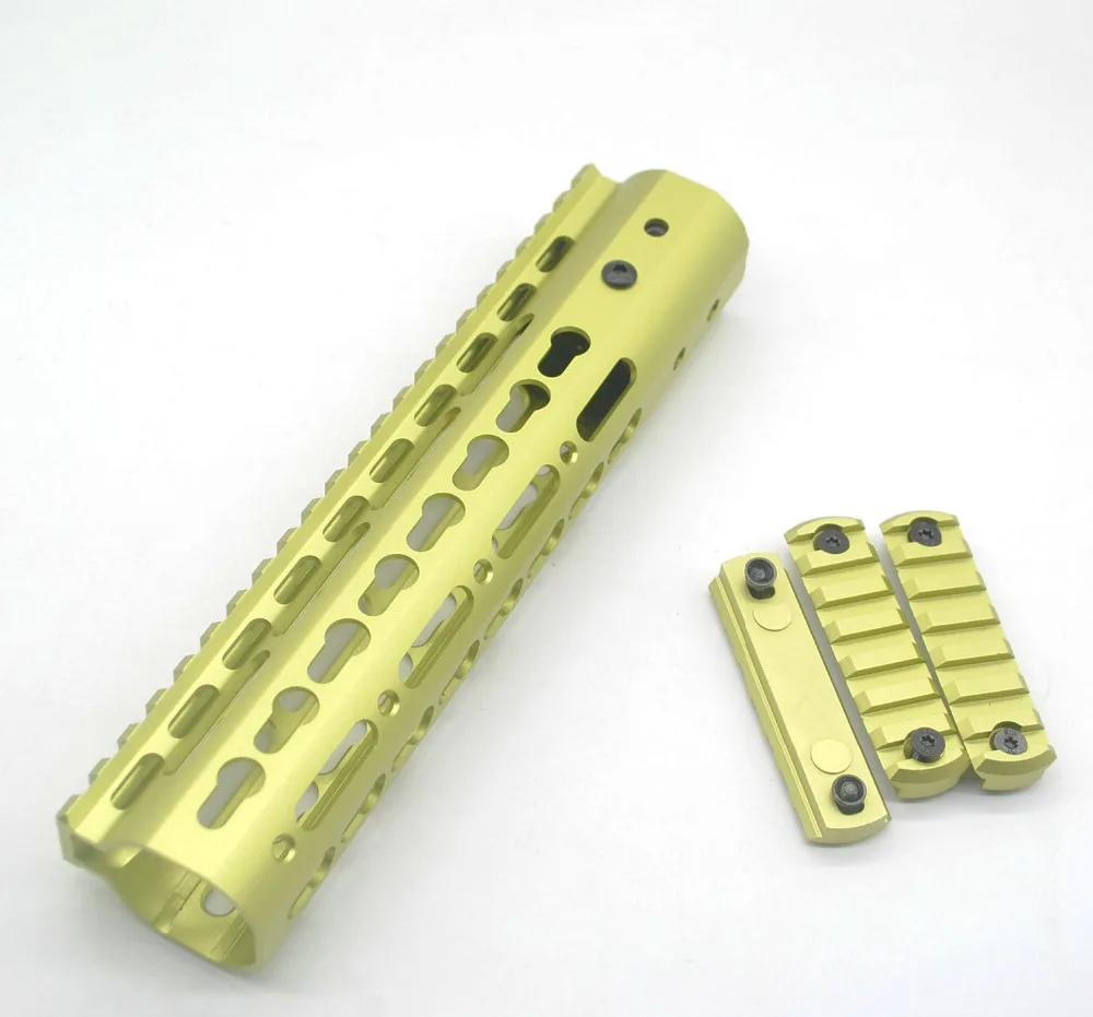 TriRock 9 ''дюймовый уникальный травяной зеленый Keymod Handguard Rail Free Float Picatinny Mount System