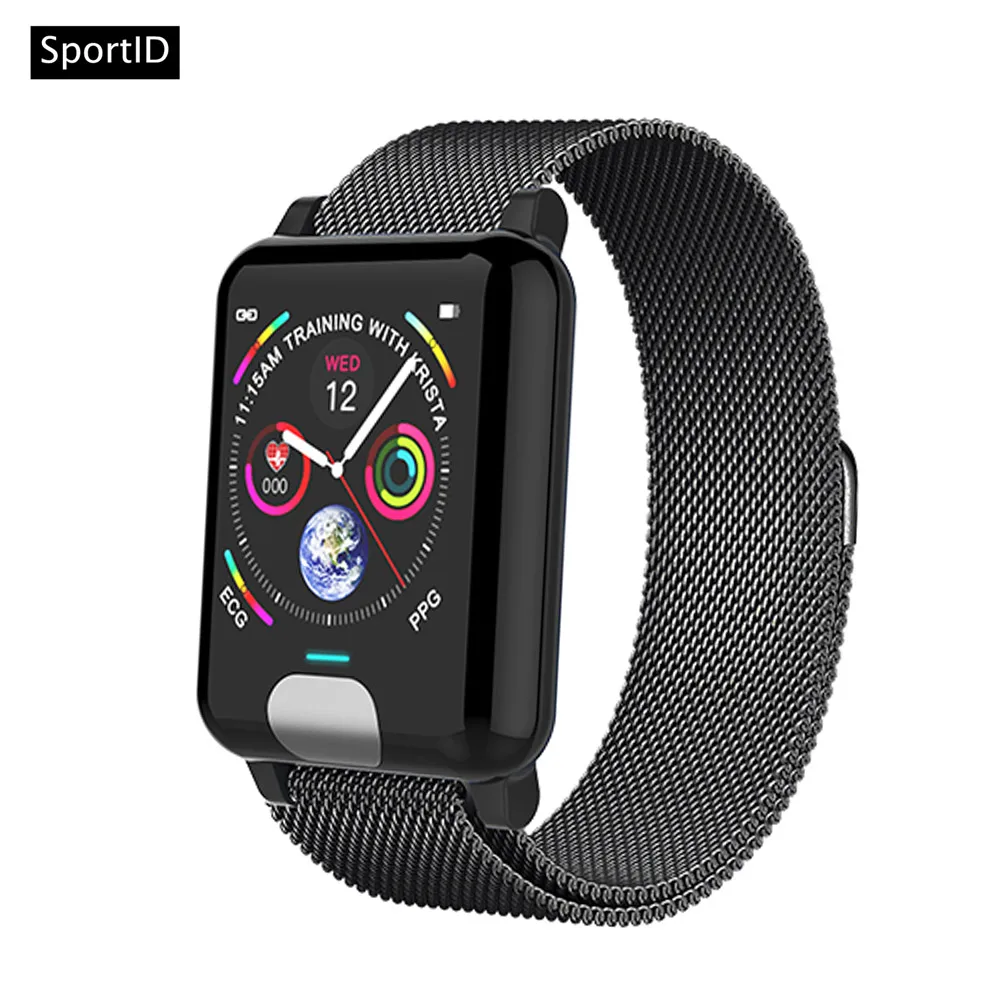 

E04 Smart Watch Blood Pressure ECG PPG GPS Activity Fitness Tracker Band Waterproof IP67 Heart Rate Monitor Bracelet Women Men