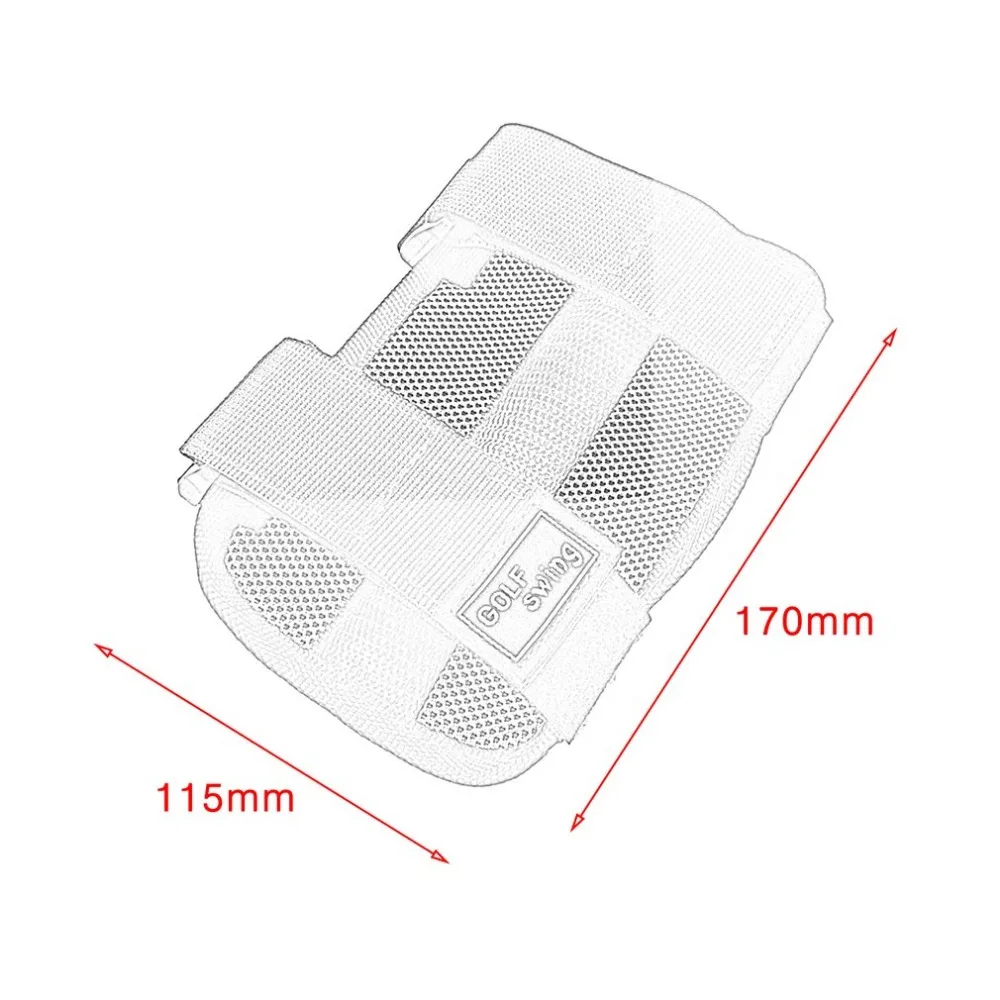 Тренировка качания для гольфа со СПИДом Ткань Оксфорд локоть коррекции правой Левая рука прямо практика Корректор осанки Поддержка
