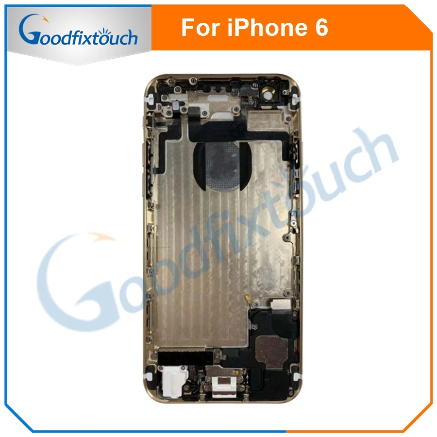 For iPhone 6 Back Cover Battery Door Housing Rear Cover Assembly Battery Housing For iPhone 6G With Flex Cable Replacement Parts (2)