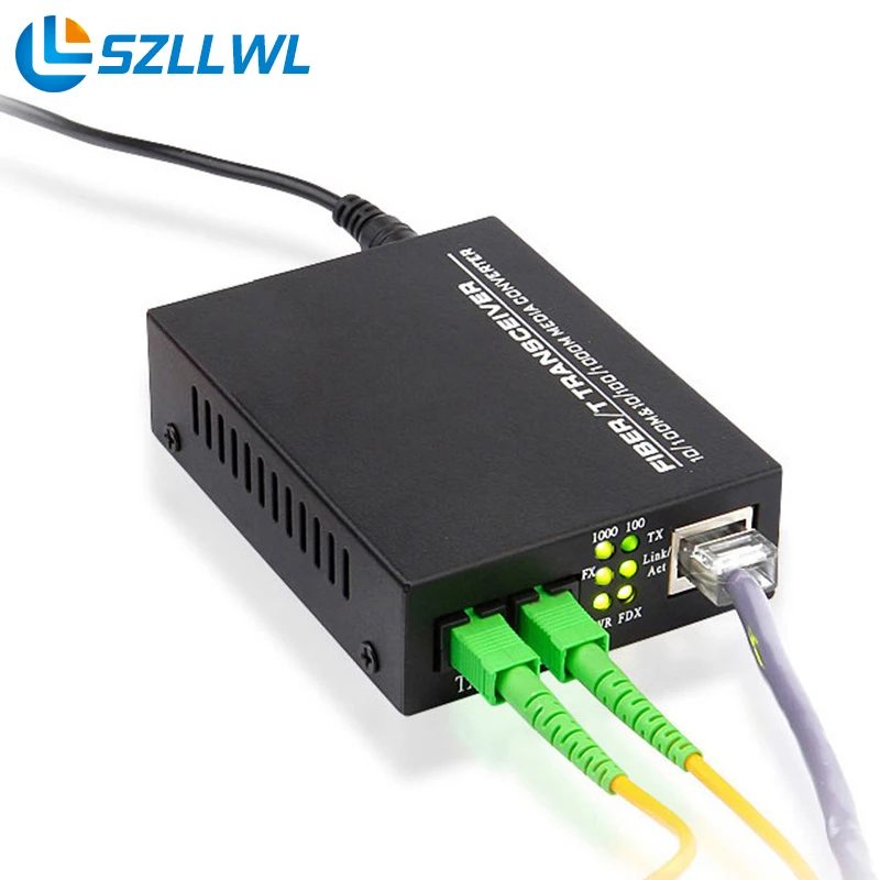 Szllwl Fiber Optic Transceiver Single Mode Dual Fiber Optic Transceiver