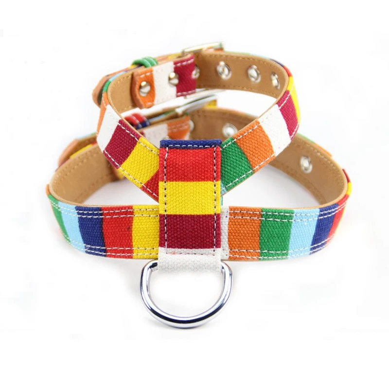 Cozy Doggie Harness Vest Clothes Large Dog Halter Harness Canvas Pet