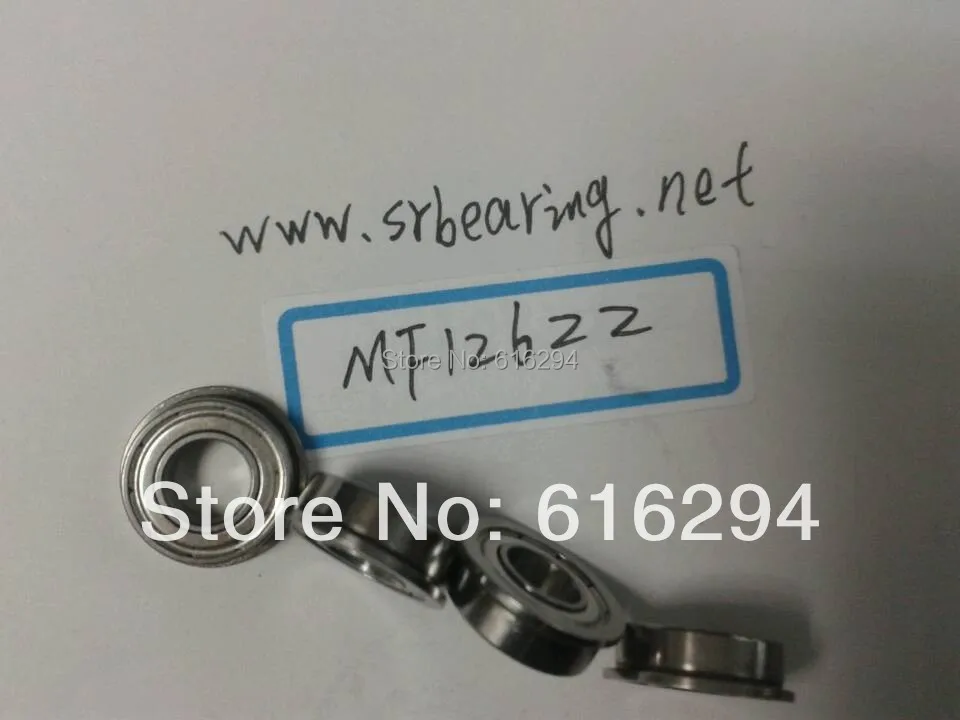 MF126ZZ flange bearing 6 * 12 * 4mm Flanged ball bearings 10PCS miniature ball bearings