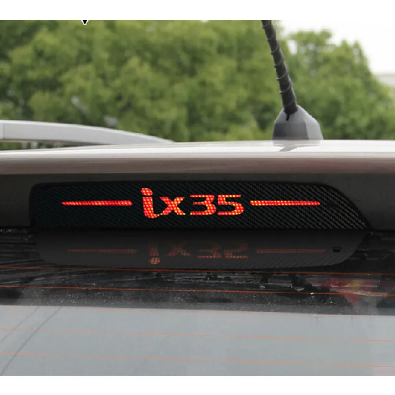 

Carbon Fiber High Mounted Stop Brake Light Lamp Car Sticker For Hyundai Tucson IX IX35 2010 2011 2012 2013 2014 2015