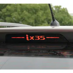 Углеродного волокна высоко расположенных Стоп тормозной фонарь лампа автомобиля стикер для Hyundai Tucson IX IX35 2010 2011 2012 2013 2014 2015