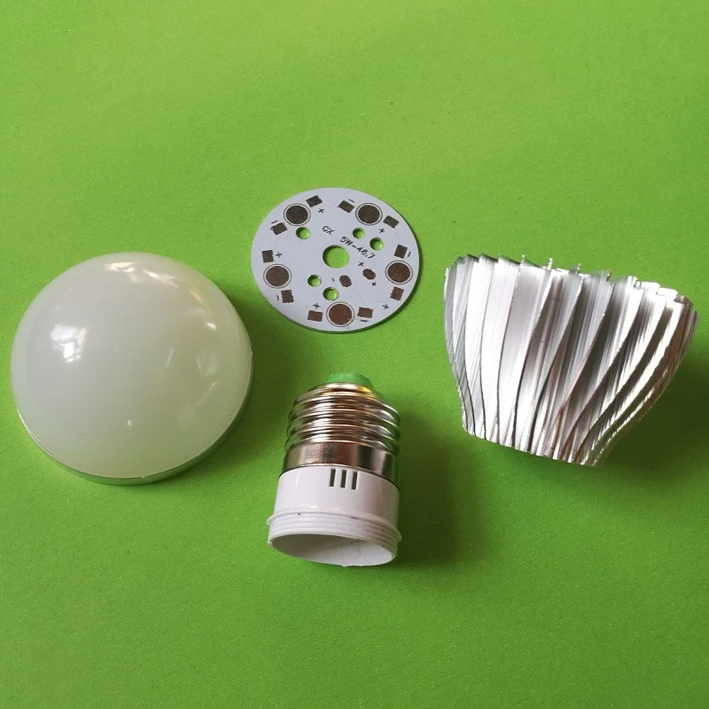 

DIY E27 5W LED Ball Bulb Light Set CASE Not have LED and Drive 10PCS