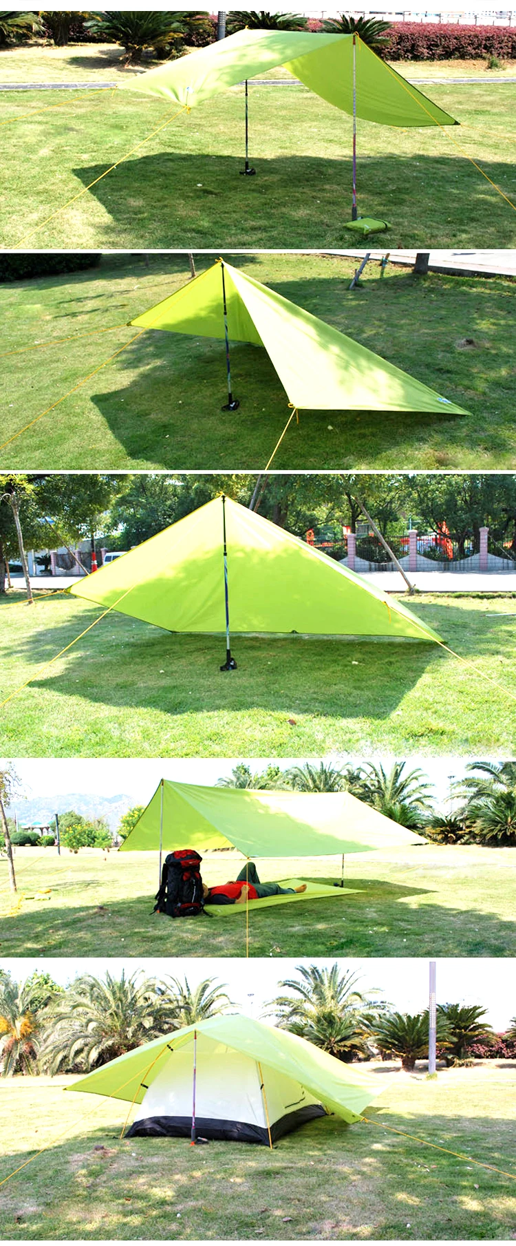 Стиль, ультралегкий солнцезащитный коврик для кемпинга, Пляжная палатка, беседка, тент, навес, 190 т, тафта, брезент, кемпинг, Солнцезащитный навес