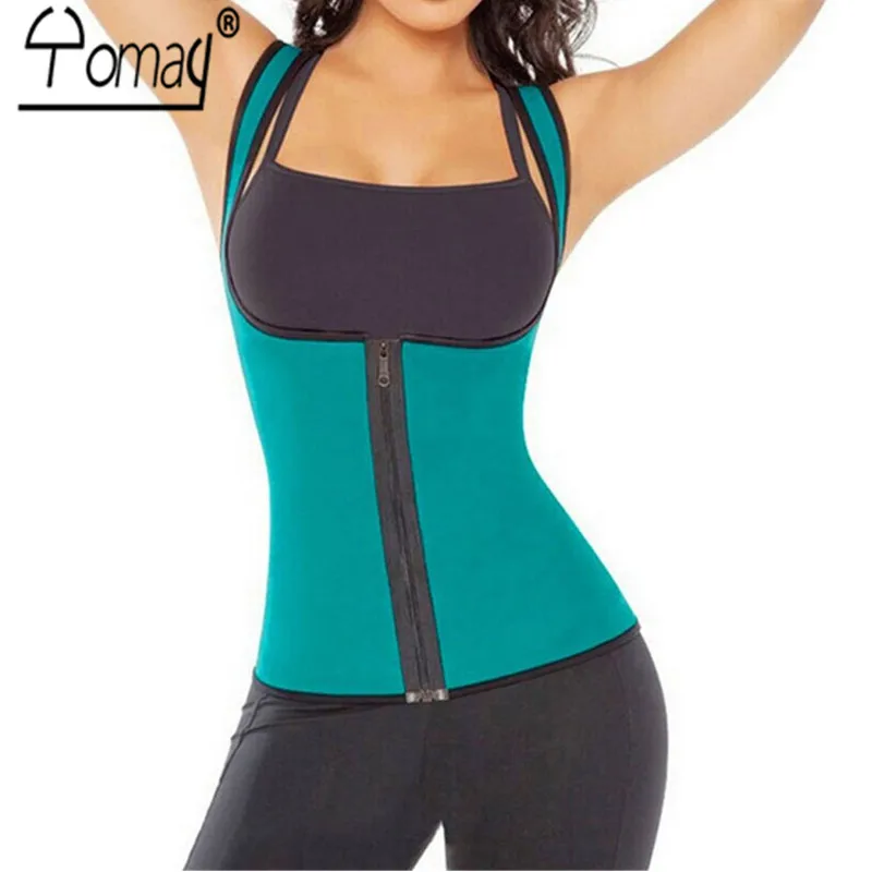 yomay women neoprene body shaper slimming waist slim neoprene underbust waist trainer size chart