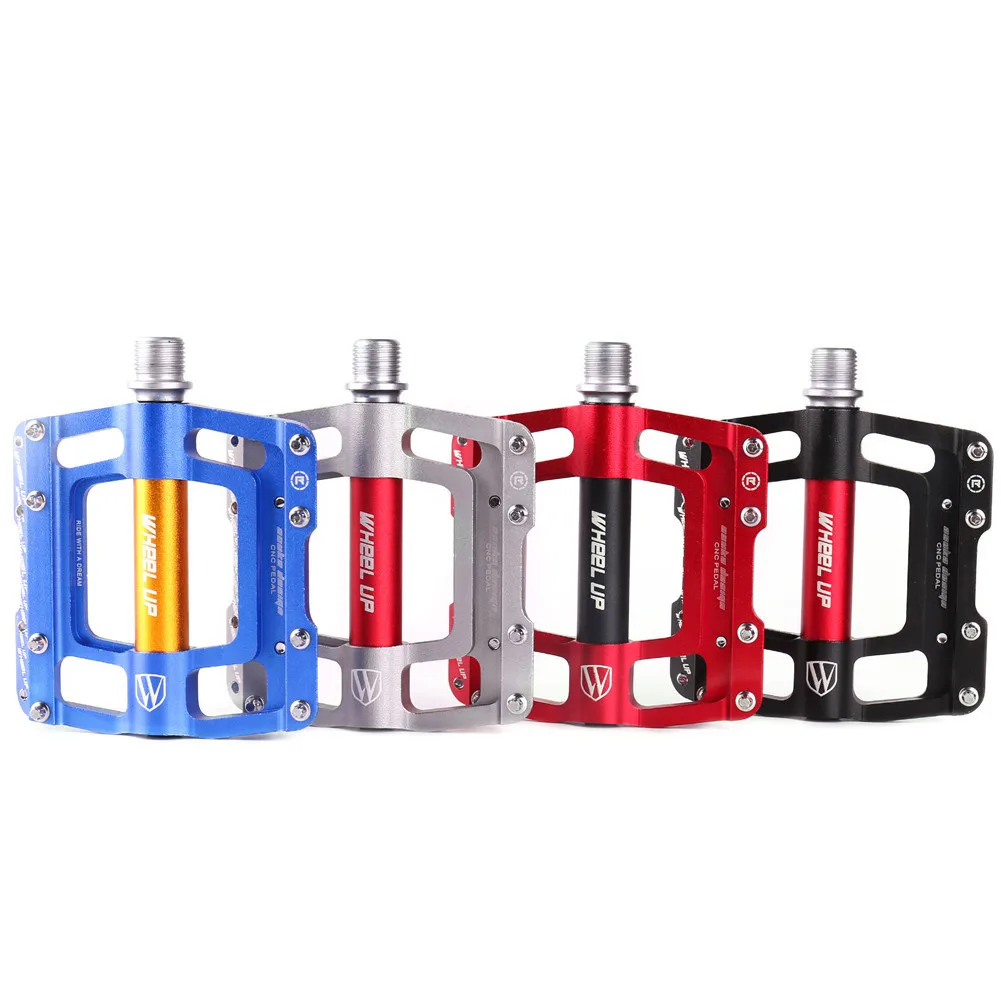 Wheel Up 1 Pair Ultralight CNC MTB Mountain Bike Pedal Anti-slip 3 Bearings Bicycle Pedal Sealed Bearing Pedals Wheel Up 1 Pair Ultralight CNC MTB Mountain Bike Pedal Anti-slip 3 Bearings Bicycle Pedal Sealed Bearing Pedals