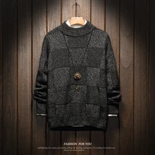 Christmas Men Sweaters Winter Clothes 2019 Plus Size Asian M-4XL 5XL 6XL Japan Style Casual Standard Designer Pullovers afc asian cup 2019 japan turkmenistan