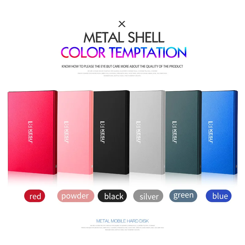 KESU 2.5 inch External Hard Drive 250G 500G 2TB Storage USB3.0 HDD Portable External HD Hard Disk for PC/Mac Xbox PS4 TV box KESU 2.5 inch External Hard Drive 250G 500G 2TB Storage USB3.0 HDD Portable External HD Hard Disk for PC/Mac Xbox PS4 TV box