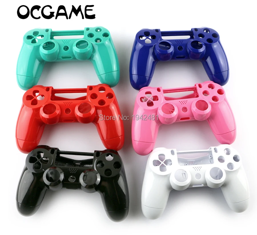 

OCGAME 6 Color Wireless Controller Shell Case Cover Housing +Button Pad Case For PS4 Gamepad Joystick Replacement