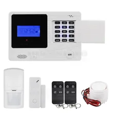 DIYSECUR 433MHz Wireless GSM Alarm System For Home Security System with PIR/Door Sensor 850/900/1800/1900MHz M2K