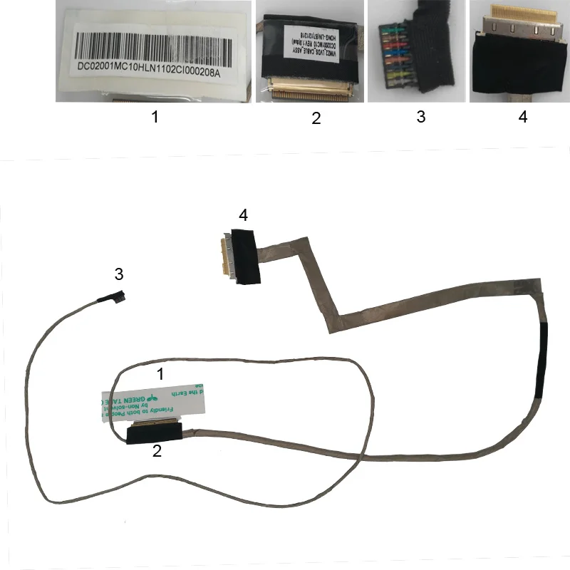 Новый кабель для ноутбука LENOVO P500 Z500 Z505 Z500A Z510 PN: DC02001MC10 ЖК-кабель LVDS | Компьютеры и