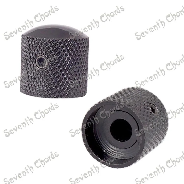 Pure copper black electric guitar metal volume knob/bass volume button
