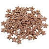100Pcs 2 Holes DIY Star Shape Wooden Button Scrapbook Craft Sewing Buttons Five-pointed Star Shaped Duttons For Clothing Botones 3