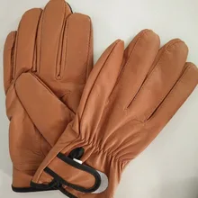 Коричневые рабочие перчатки из свиной кожи удобные дышащие Нескользящие перчатки износостойкие прочные защитные перчатки