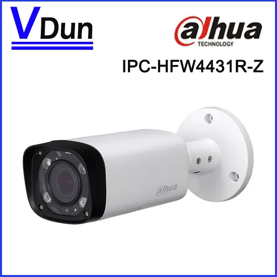  Dahua IPC-HFW4431R-Z  2.8mm to12mm Varifocal  Motorized Lens Network 4MP IR 80M POE CCTV IP Camera  