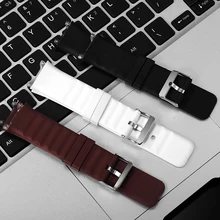 Умные часы мужские ремни ремешок для часов модные изысканные оригинальные силиконовые ремни DZ09