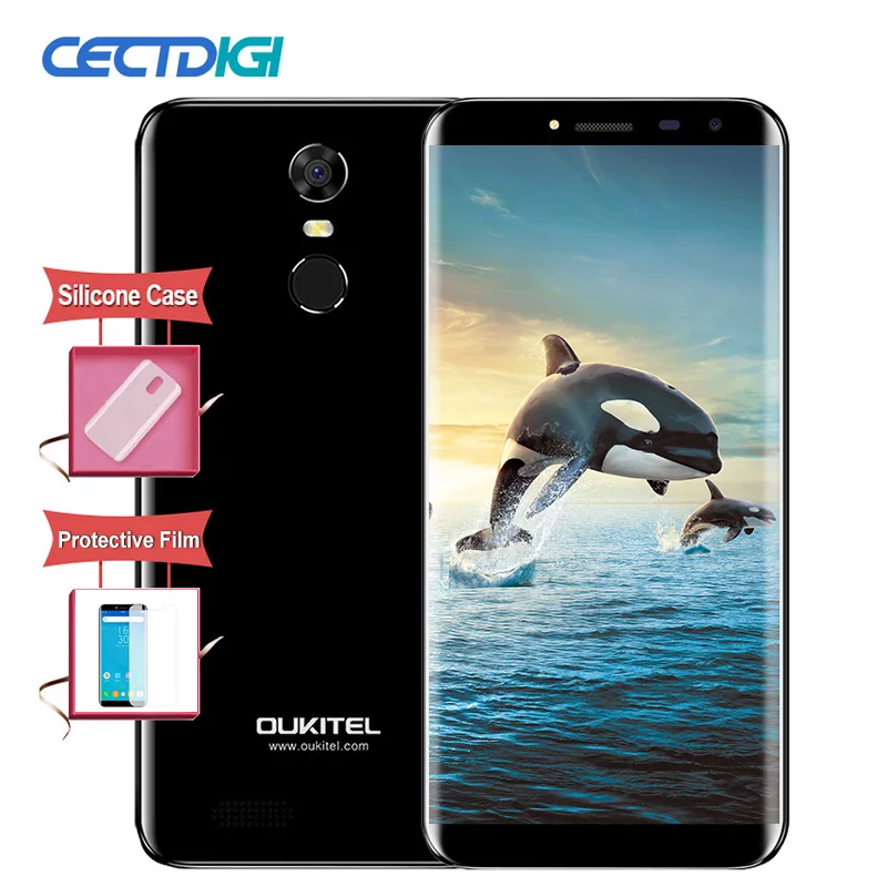 Oukitel c8 2 ГБ Встроенная память 16 Оперативная смартфона MTK6580A 4 ядра Android 7 0 18:9