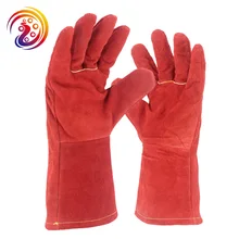 Олсон Дипак корова Разделение кожа сварки барбекю Резка переноски фабрики Садоводство защитная Рабочая Перчатки HY039