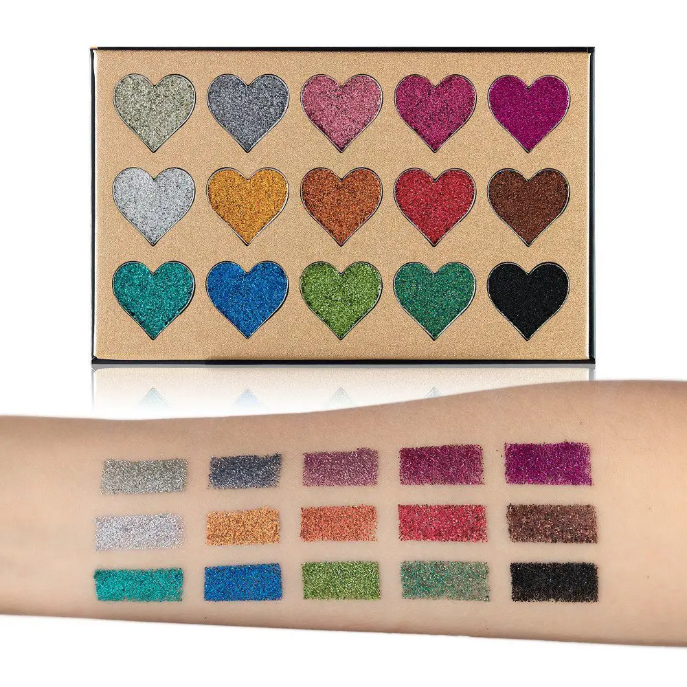 Beauty Glazed Glitter Makeup Eyeshadow Palette Cosmetics Glitter Metallic Eyeshadow palette maquillage yeux Pigment Shadow Kit Beauty Glazed Glitter Makeup Eyeshadow Palette Cosmetics Glitter Metallic Eyeshadow palette maquillage yeux Pigment Shadow Kit