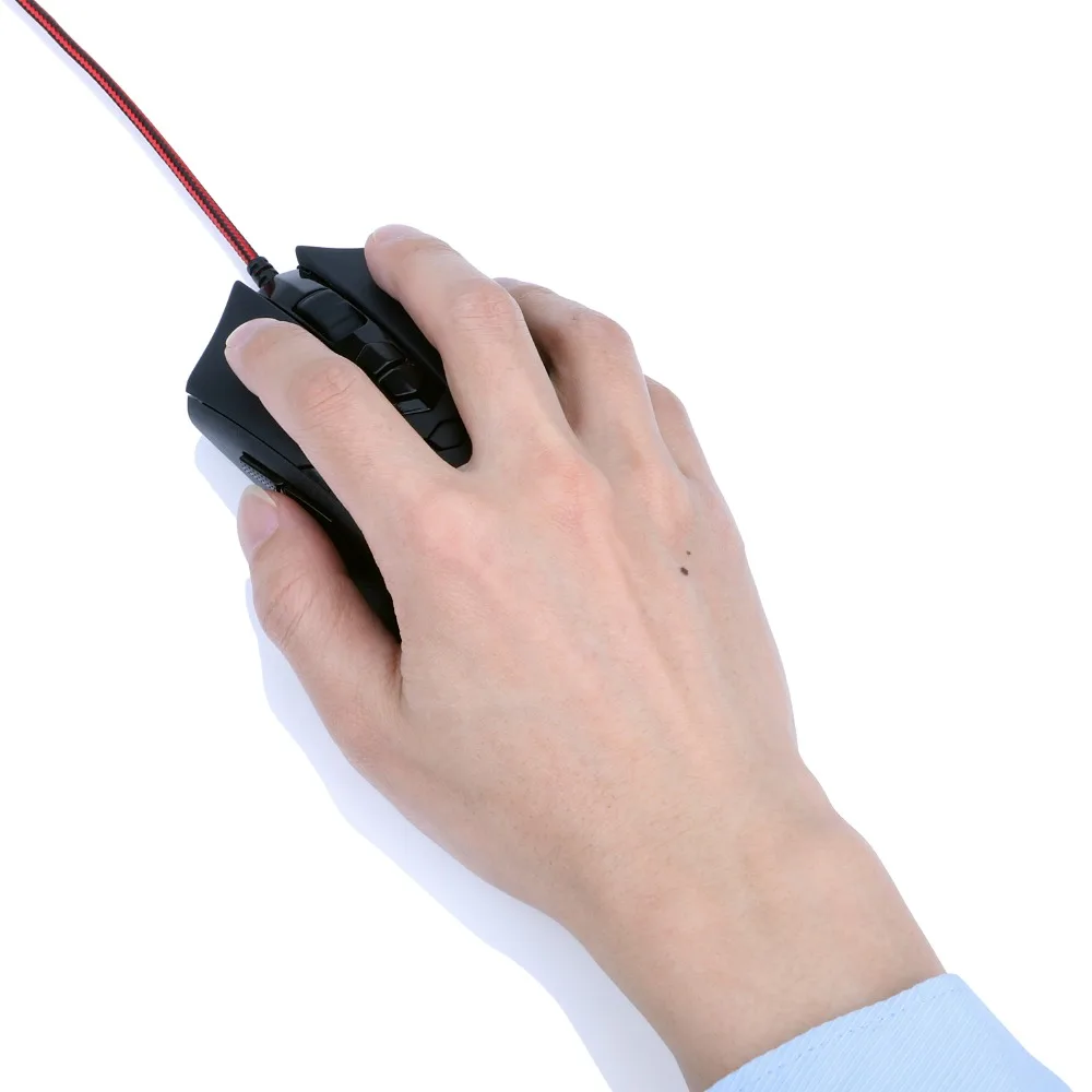 Redragon M602 игровой Мышь с цветовой моделью RGB светодиодный Подсветка Регулируемый Точек на дюйм эргономичный геймерская мышь боковые кнопки 8 встроенных весов