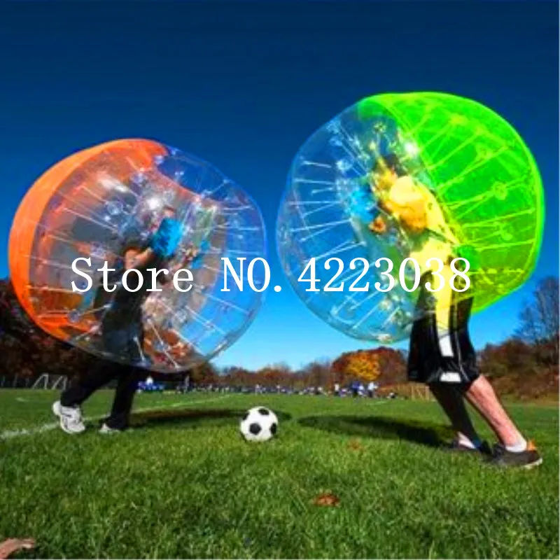 

Free Shipping 0.08mm PVC Inflatable Bumper Bubble Soccer Ball Dia 1.2m/1.5m/1.7m Giant Human Hamster Ball for Adults and Teens