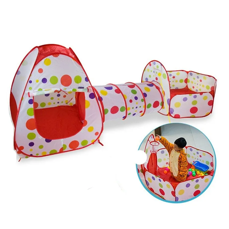 3-In-1-Kids-Play-Tents-Pipeline-Crawling-Huge-Tunnel-Toy-House-for-Children-Outdoor-Indoor-Yard-Playpens-Ocean-Stress-Ball-Pool-Foldable-Educational-Toys-TD0004 (5)