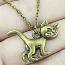 30x22mm Cute Cat Pendant Necklace