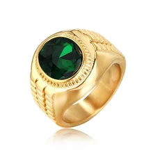 

High quality ring Fashion trend jewelry zircon Stainless Steel rings for men Engagement & Wedding birthday gift jewelry#077