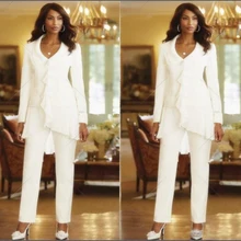 chiffon trouser suits for mother of the bride
