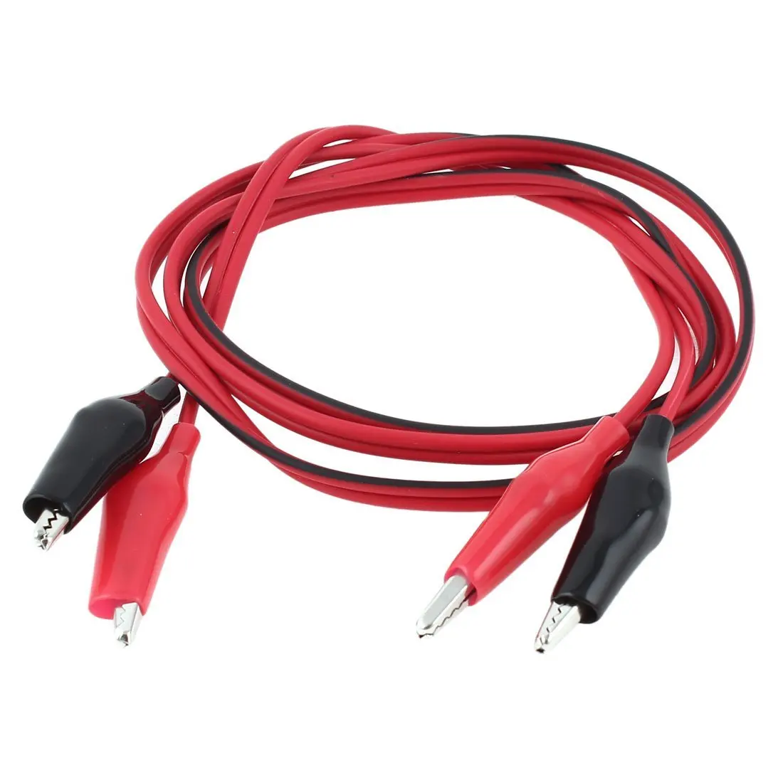 

2 x 92 cm dual double ended probe cayman alligator clip cable