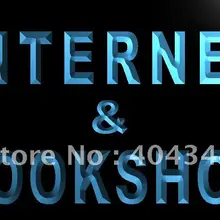 LB646-Интернет и книга кафе Нер световая вывеска