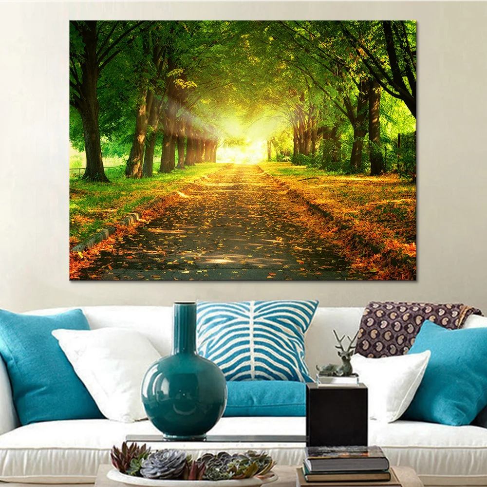 Canvas Paintings Wall Art Framework HD Prints Pictures 1 Piece Green