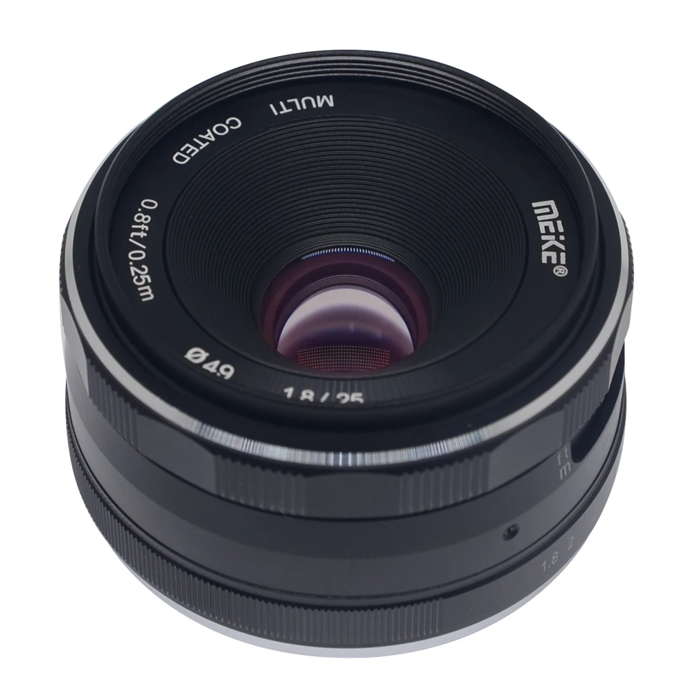 Майке 25 мм f/1,8 Широкий формат Объектив Ручная фокусировка объектива для Canon EF-M G7XII G3X M2 M5 M6 M3 m10 M50 беззеркальных камер с APS-C