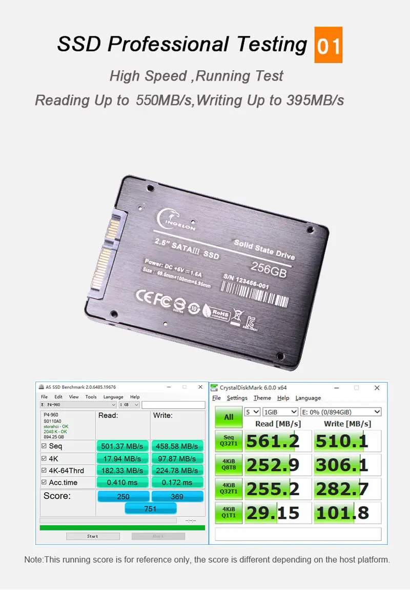 Ingelon SSD 256 ГБ 120 ГБ 240 ГБ 480 Гб Sata3 SLC PC HDD HD Disco Duro 2,5 дюймов черный цвет с Sata USB кабель адаптер для ноутбука