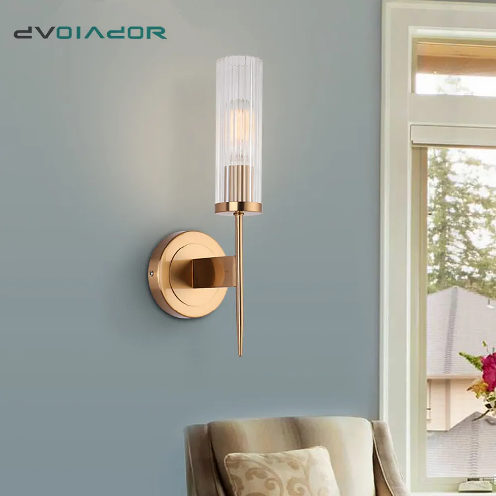 Lâmpada de Parede Luz da Escada Nordic Moderna Arandela Luminária Sala Estar Quarto Cama Cabeceira Iluminação Interior Parede Luz