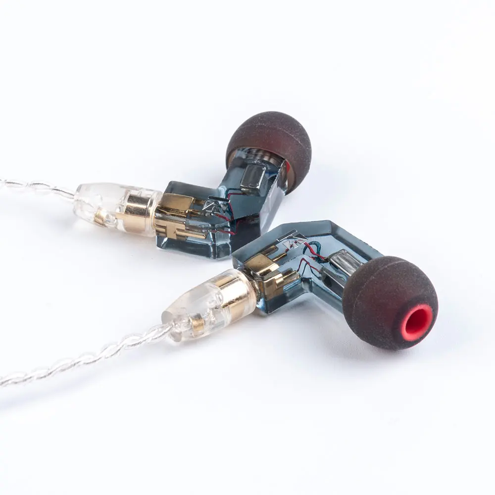 Günstig KBEAR F1 Ausgewogene Anker Kunden HIFI Sport Monitor In Ohr Kopfhörer Mit 3,5 MMCX Gold Überzogene Headset Metall Überzogene LOGO ohrhörer