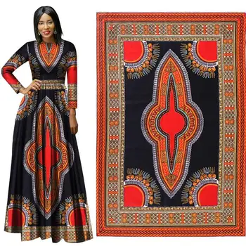 

2019 Spring and Summer New African National Clothing Geometric Batik Printed Printed Coat 24 72 * 60 Printed Coats