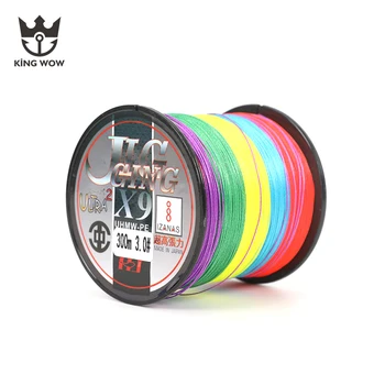 

328 Yards 300M 9 Strand PE Braided Fishing Line Colorful Multifilament Fishing Line for Carp Fishing Wire Free Shipping