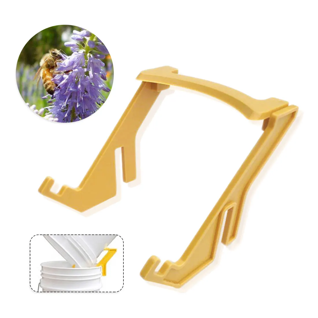 

Beekeeping Equipment Plastic Bee Hive Honey Bucket Rack Frame Grip Holder Beekeepers Gardening Tool Small Idea Beekeepers Tool