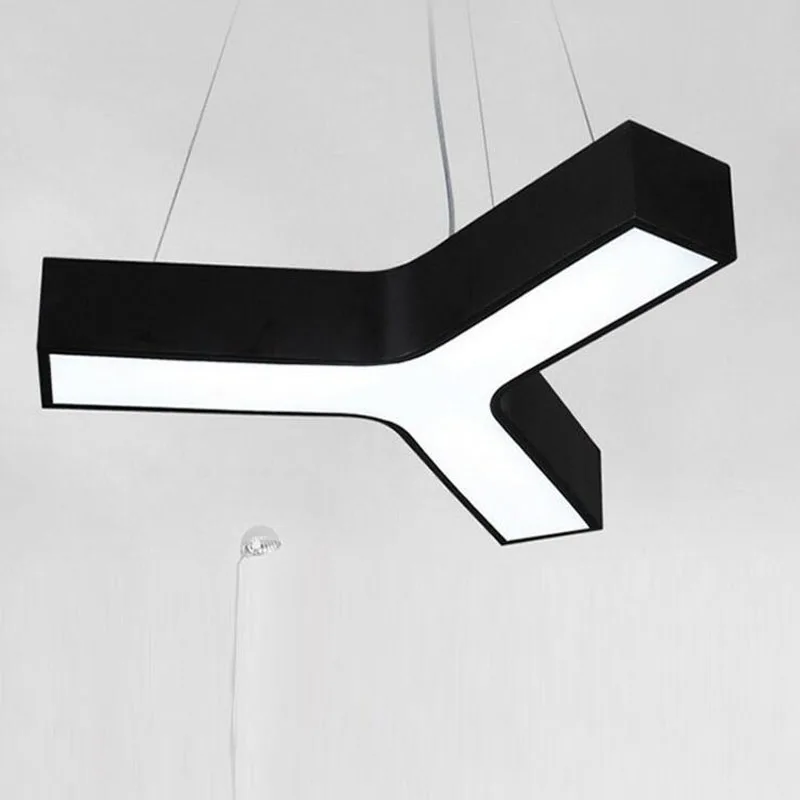 Светодиодное офисное освещение T5 офисные люстры из чистого алюминия подвесная