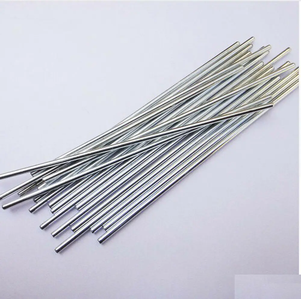 

10 Pcs 2*100mm Metal Model Axle Gear Shaft Diameter 2mm DIY Toy Accessory