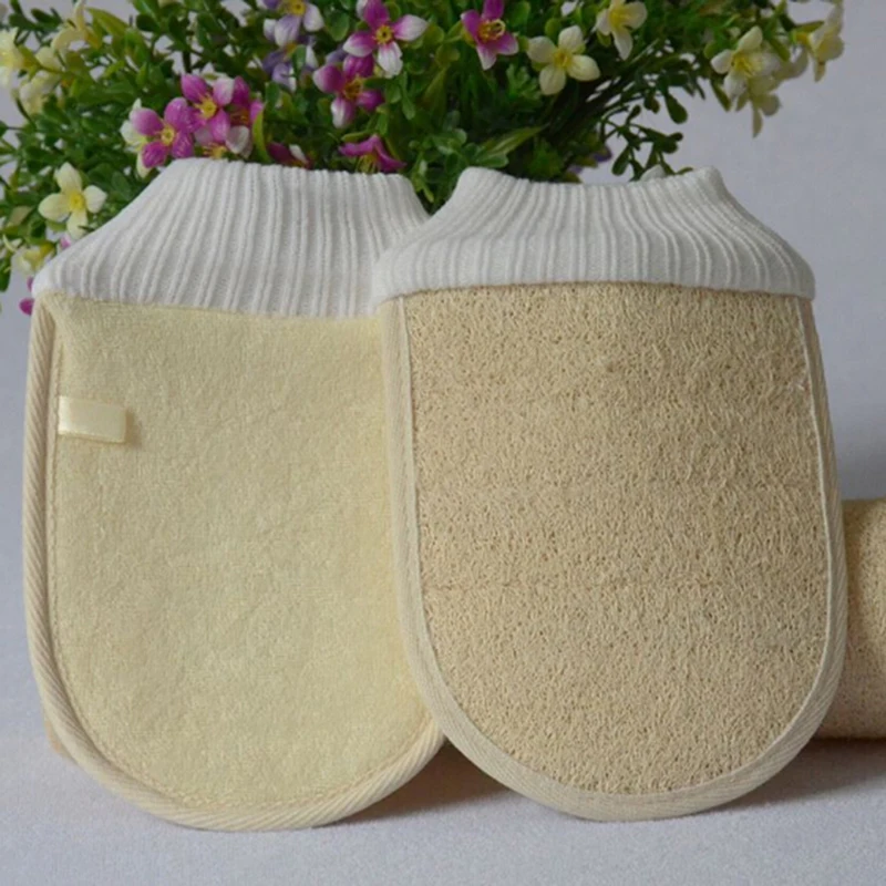 1Pcs Plant Bath Towel Natural Hemp Massage Sauna Rubbing Sisal Gloves Bathroom Supplies | Дом и сад